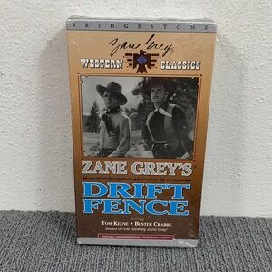 Zane Grey's Drift Fence (VHS, 1994) B & W Bridgestone Western Classic New Sealed